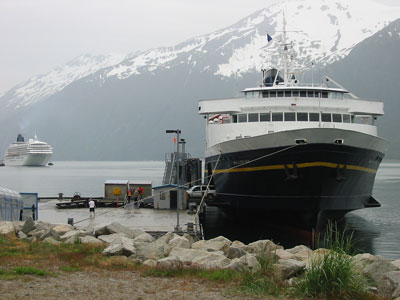 Alaska Marine Highway, Malaspina at Skagway