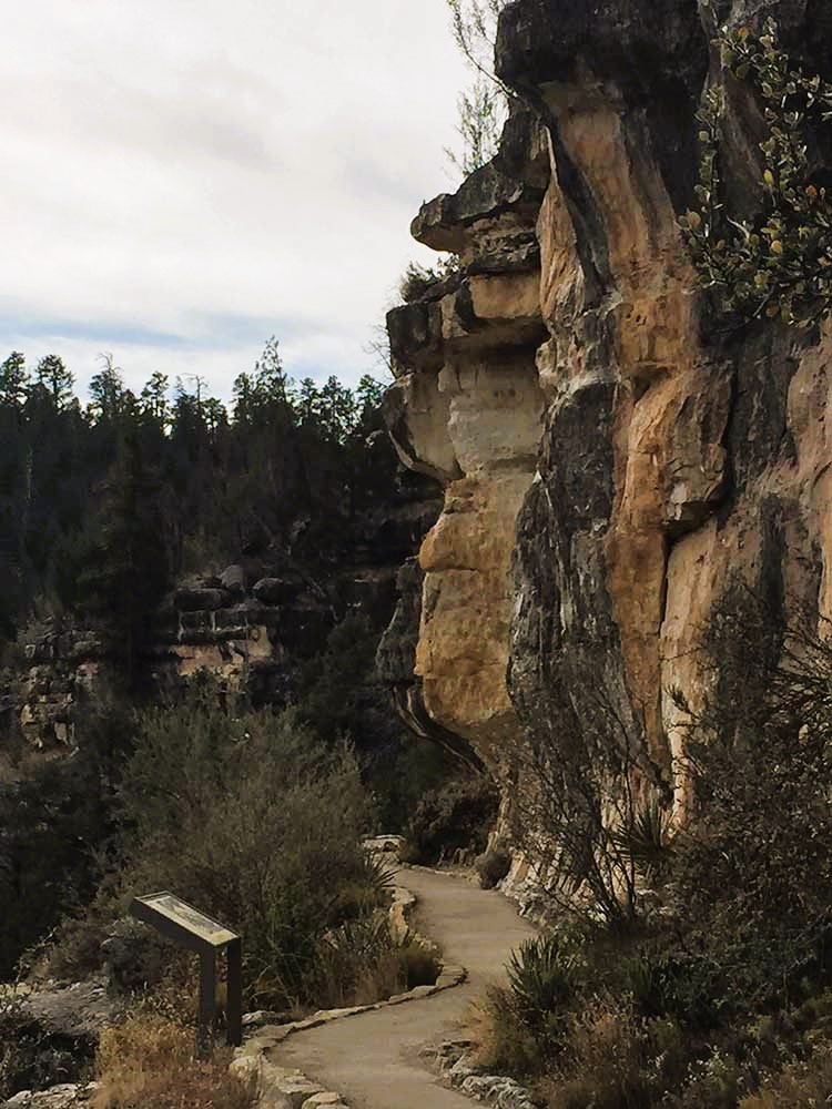 walnut-canyon-cliff-wall