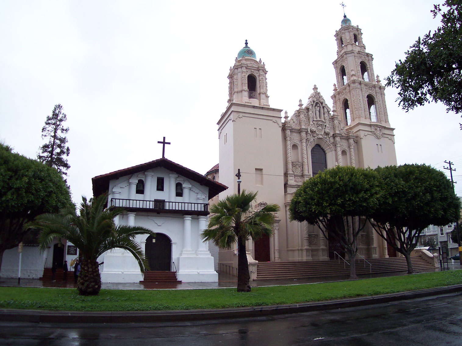 Mission San Francisco de Asis exterior, Mission Dolores, San Francisco, California