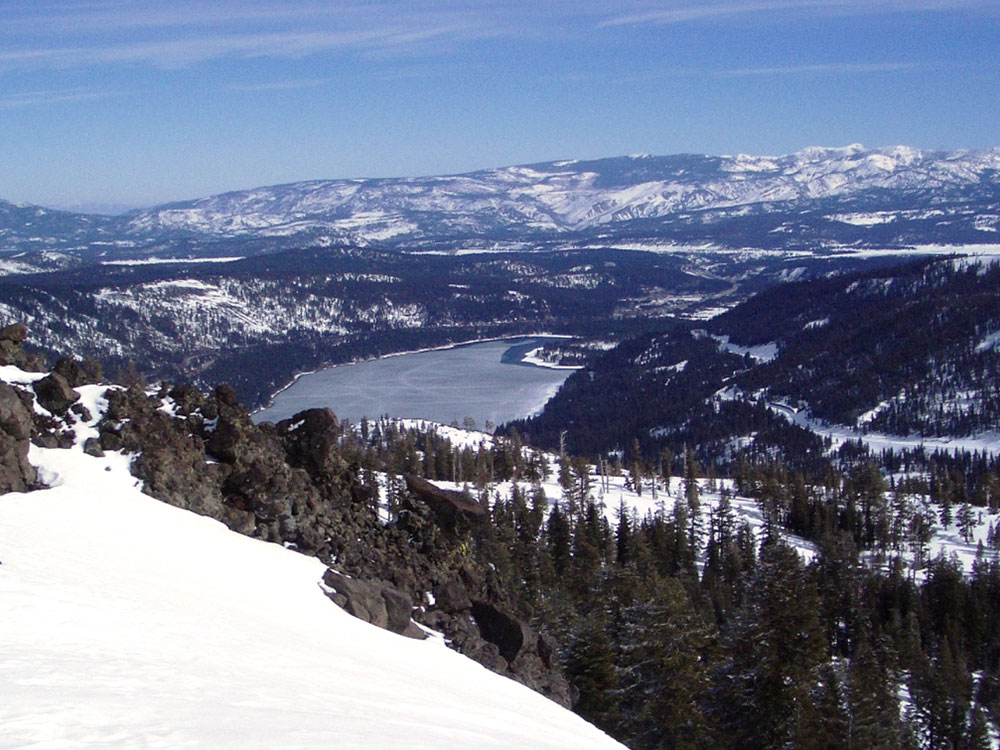 Scenic view of Donner Memorial State Park, Truckee, California