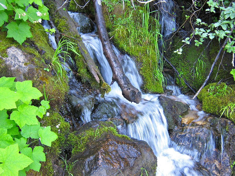 Waterfall at D.L. Bliss State Park, Lake Tahoe, California