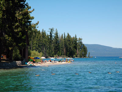 Ed Z'berg Sugar Pine Point State Park on the western shore of Lake Tahoe, California
