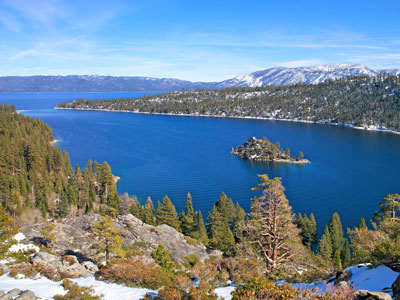 Emerald Bay State Park on Lake Tahoe, California