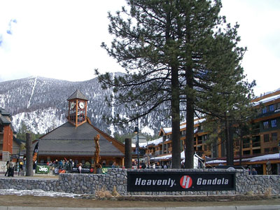 Heavenly Mountain Resort gondola base, South Lake Tahoe, California