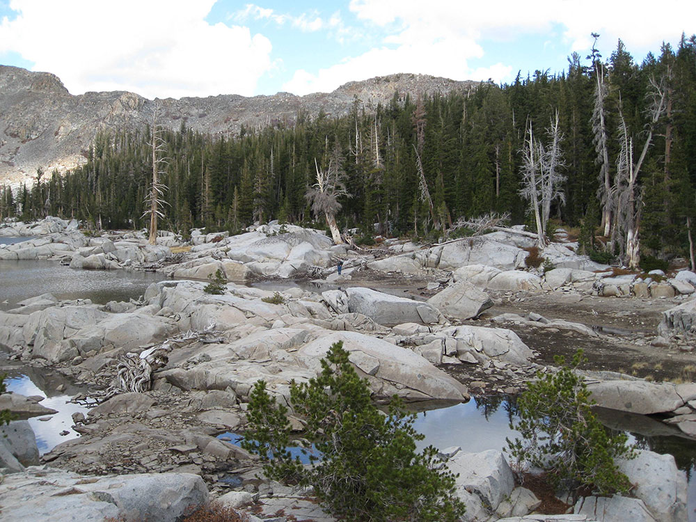 Lake Aloha backcountry reservoir, Desolation Wilderness, Sierra Nevada, California