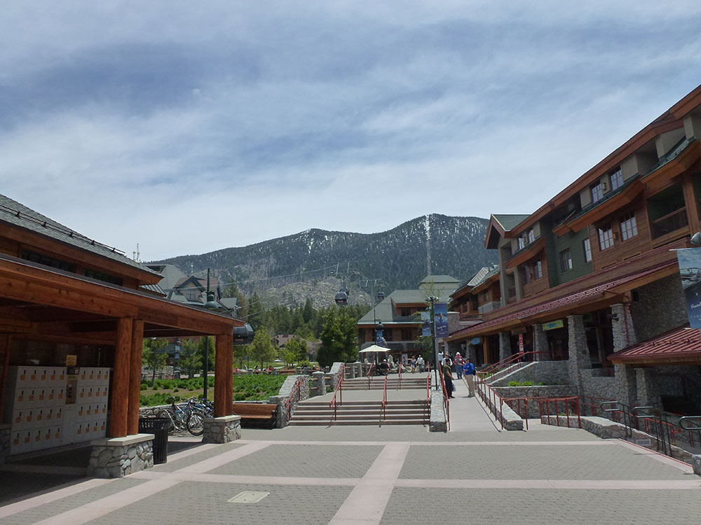 Panoramic view of South Lake Tahoe, California
