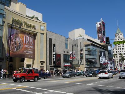 Dolby Theatre at the Ovation Hollywood shopping complex on Hollywood Boulevard, Los Angeles