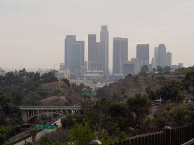 SR 110 South Academy Road Exit from Elysian Park