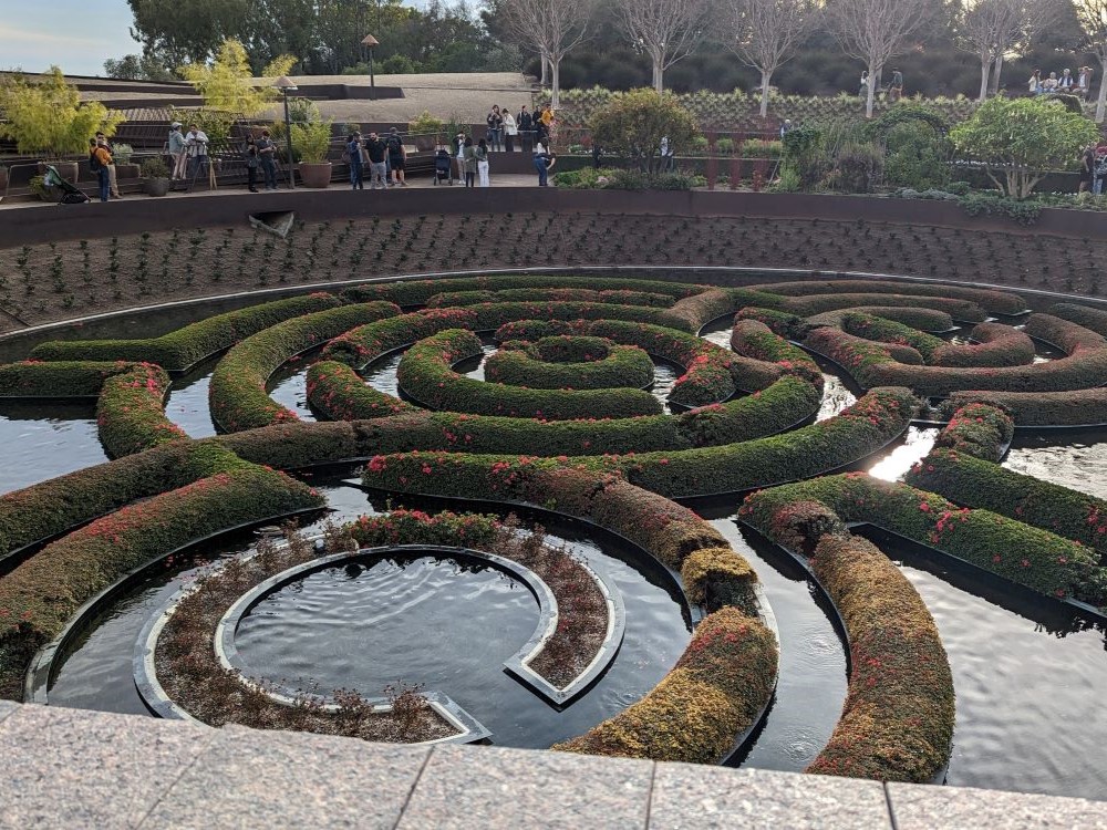 Cactus garden at the Getty Center in Los Angeles, California