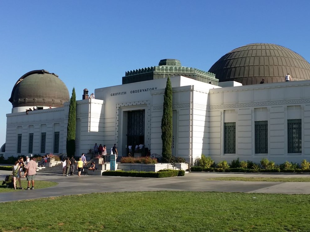 Science exhibit inside Griffith Observatory, Los Angeles