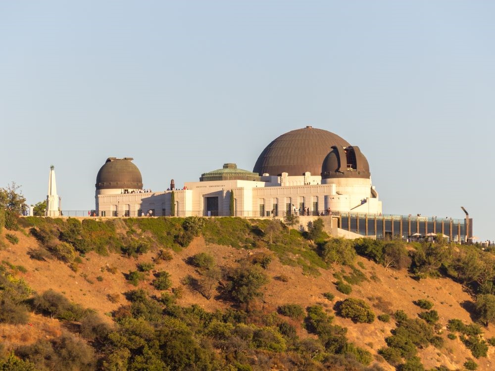 Zeiss telescope inside Griffith Observatory, Los Angeles