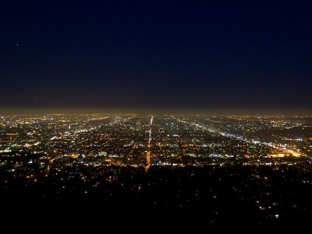 Griffith Observatory on Mount Hollywood in Griffith Park, Los Angeles, 2006