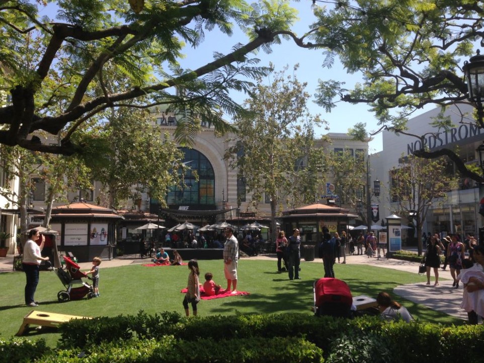 La Brea Avenue near The Grove shopping district in Los Angeles