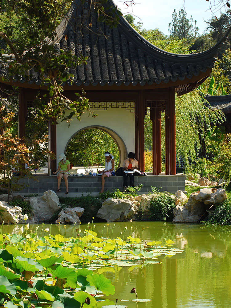 Chinese Garden at the Huntington Library in San Marino, California