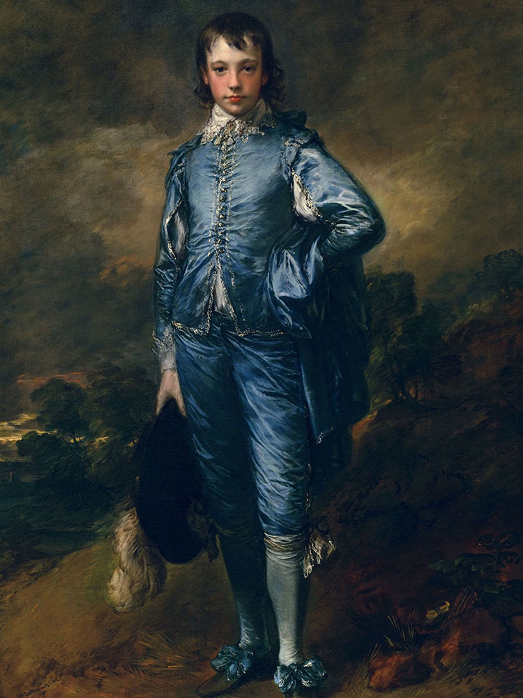 The Blue Boy painting by Thomas Gainsborough at the Huntington Library