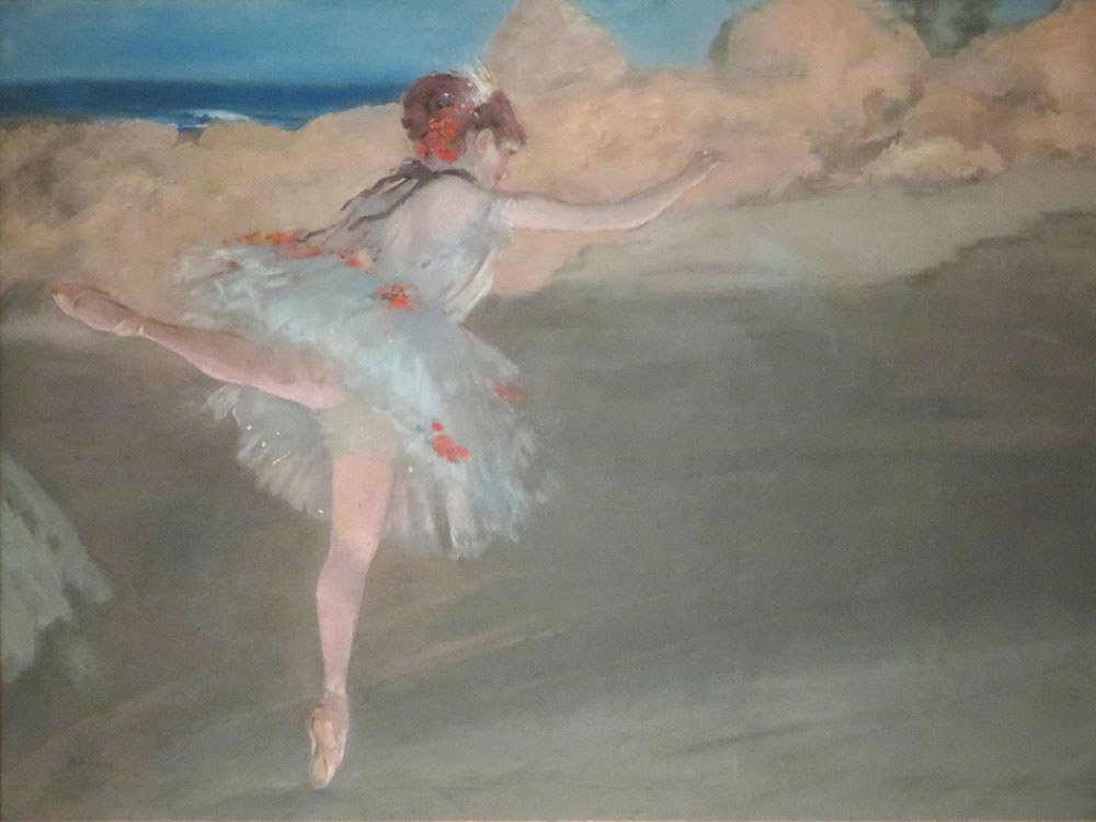 The Star - Dancer in Pointe by Edgar Degas at the Norton Simon Museum, Pasadena