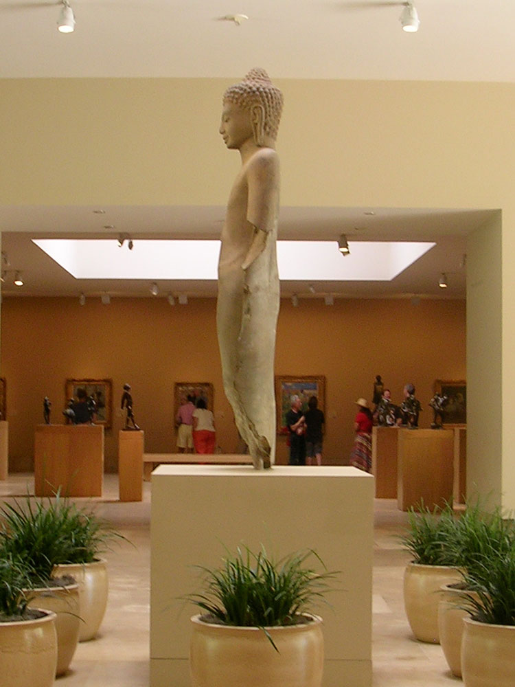 Lobby and gallery entrance at the Norton Simon Museum, Pasadena, California