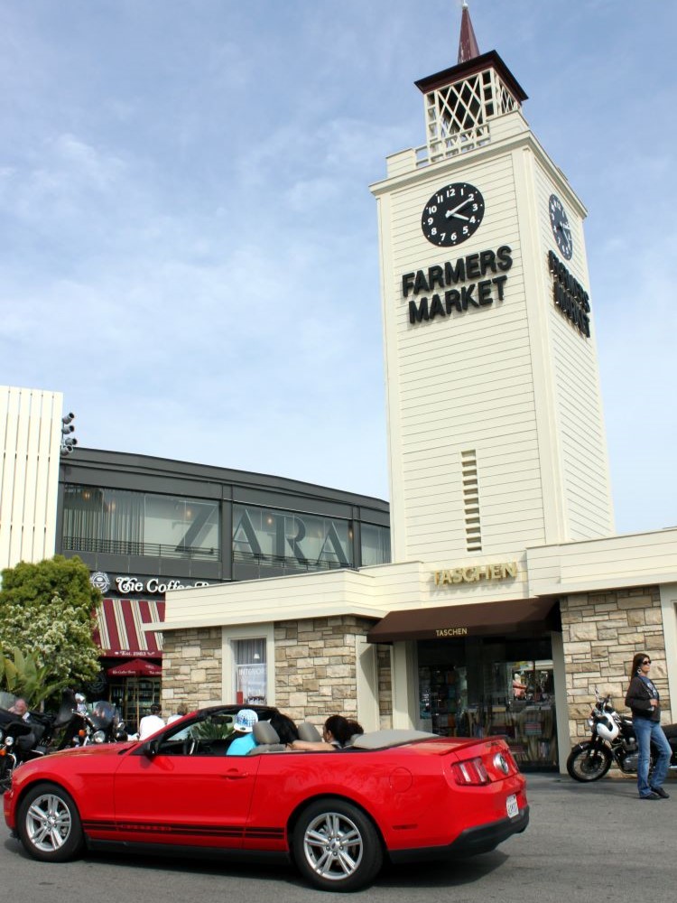 Farmers Market LA sign at the Original Farmers Market, Los Angeles
