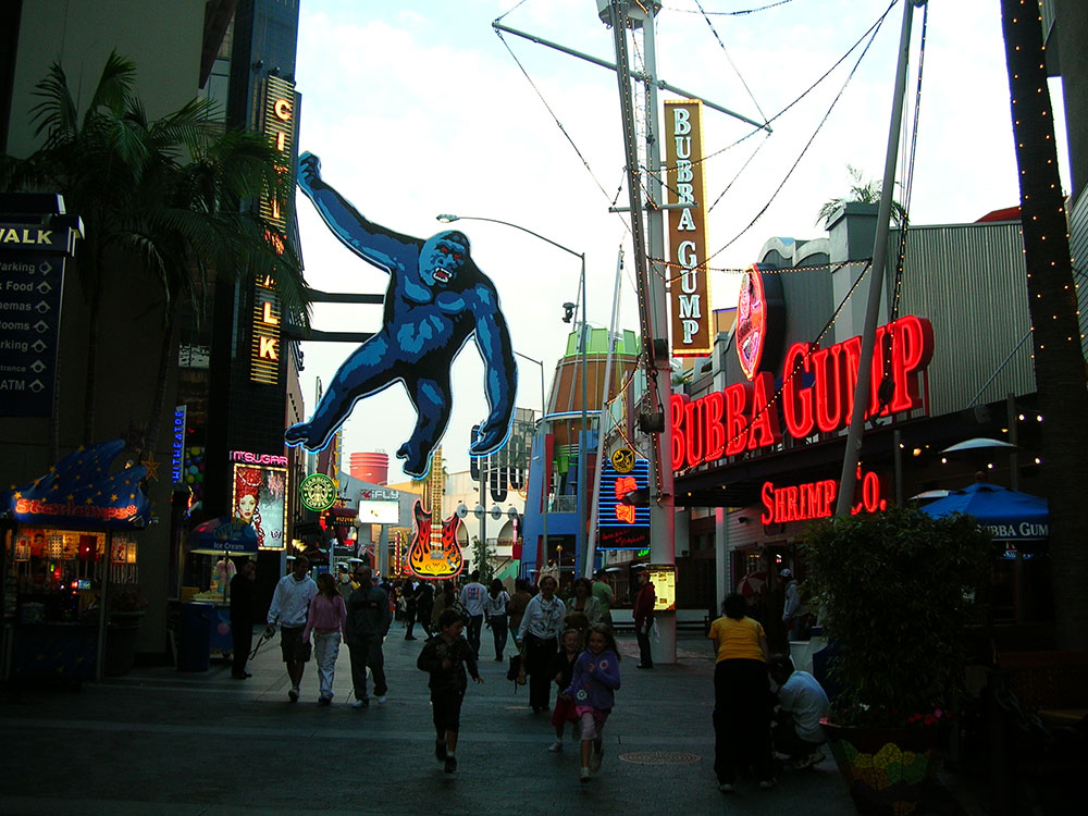 Universal CityWalk Hollywood entertainment promenade, Los Angeles