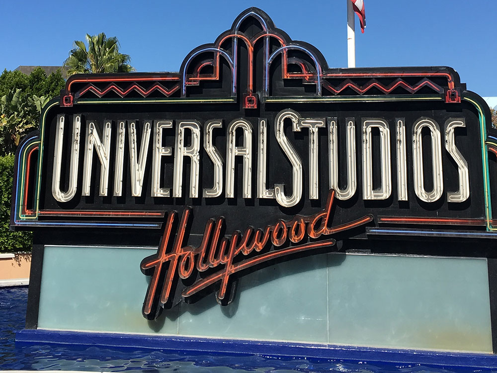 Universal Studios Hollywood theme park in Los Angeles, California