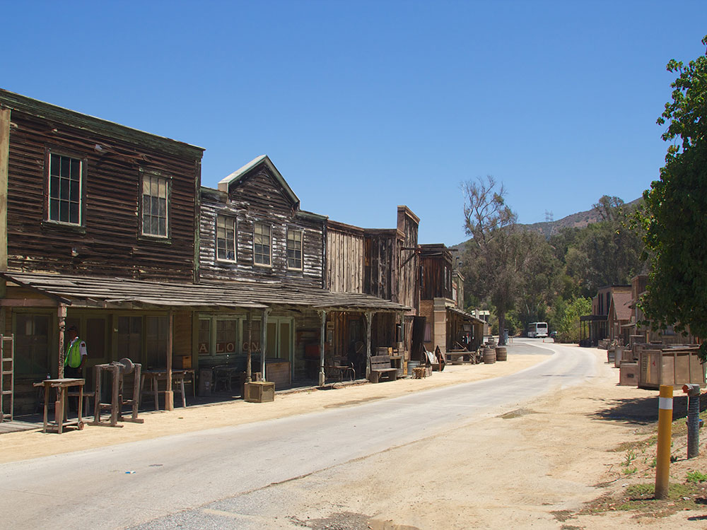 Universal Studios Hollywood backlot tour in Los Angeles, California