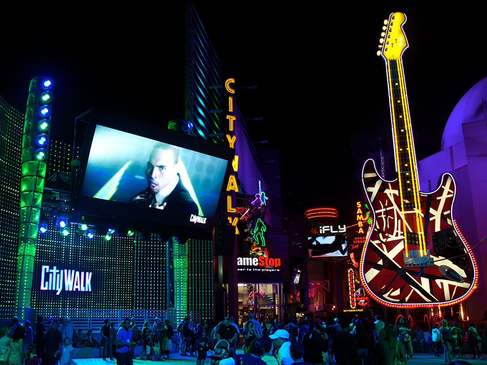 Universal Studios Hollywood film set and attractions, Los Angeles