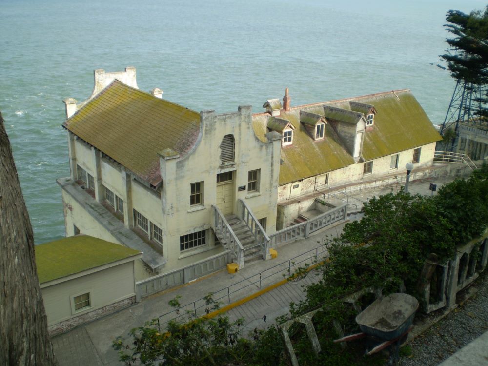 Exterior grounds and buildings of Alcatraz Island federal penitentiary