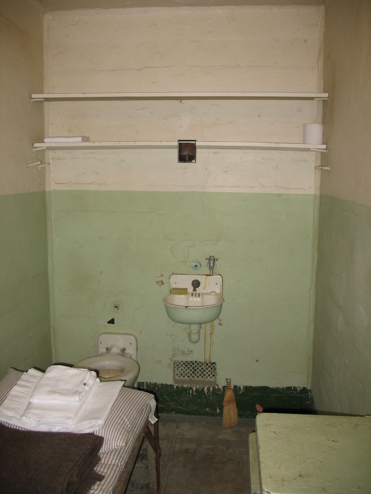 Individual cell inside Alcatraz federal prison, San Francisco
