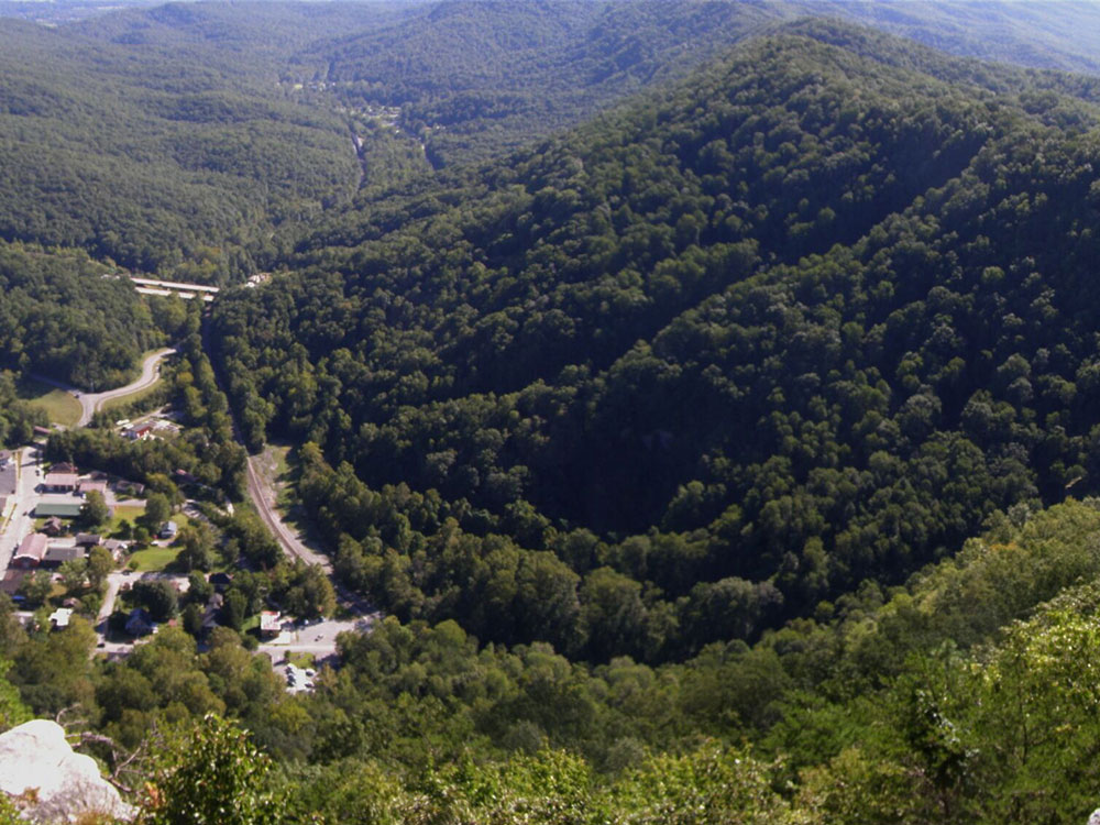 Black Mountain Kentucky High Point Sign