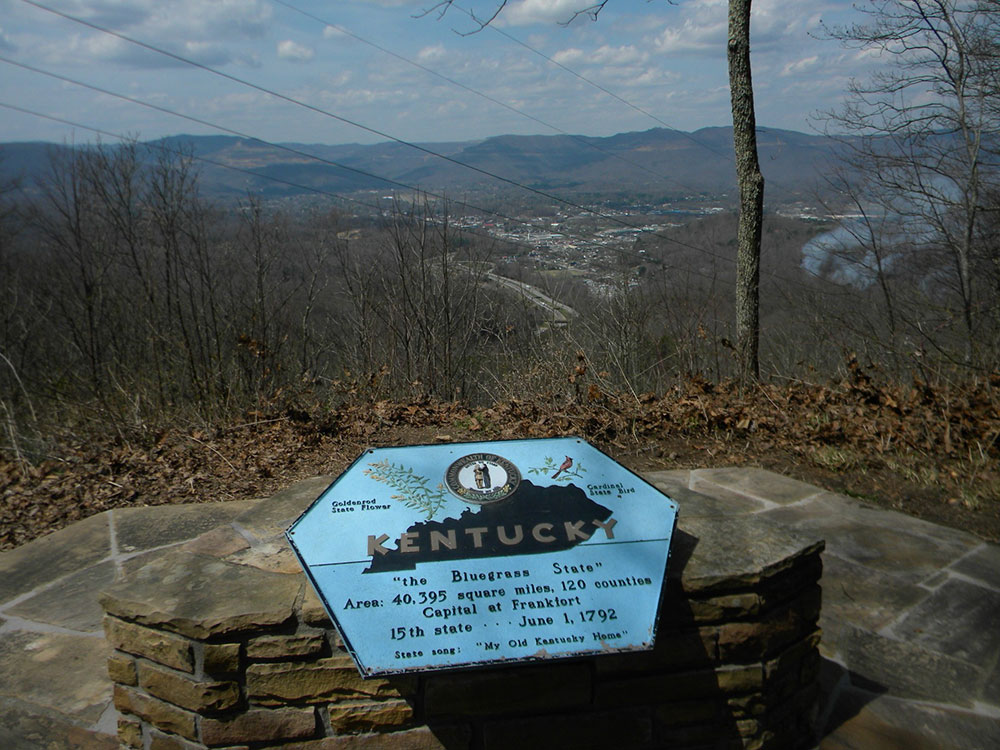 Black Mountain Kentucky High Point Sign