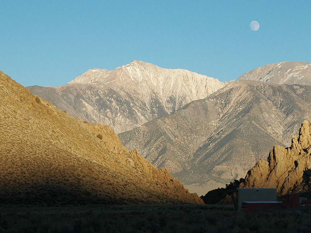 Boundary Peak Nevada the highest point in Nevada with rugged alpine terrain