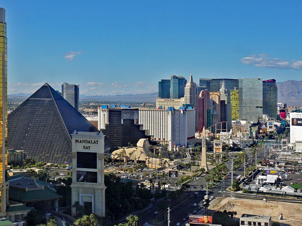 Las Vegas Strip view in September 2017