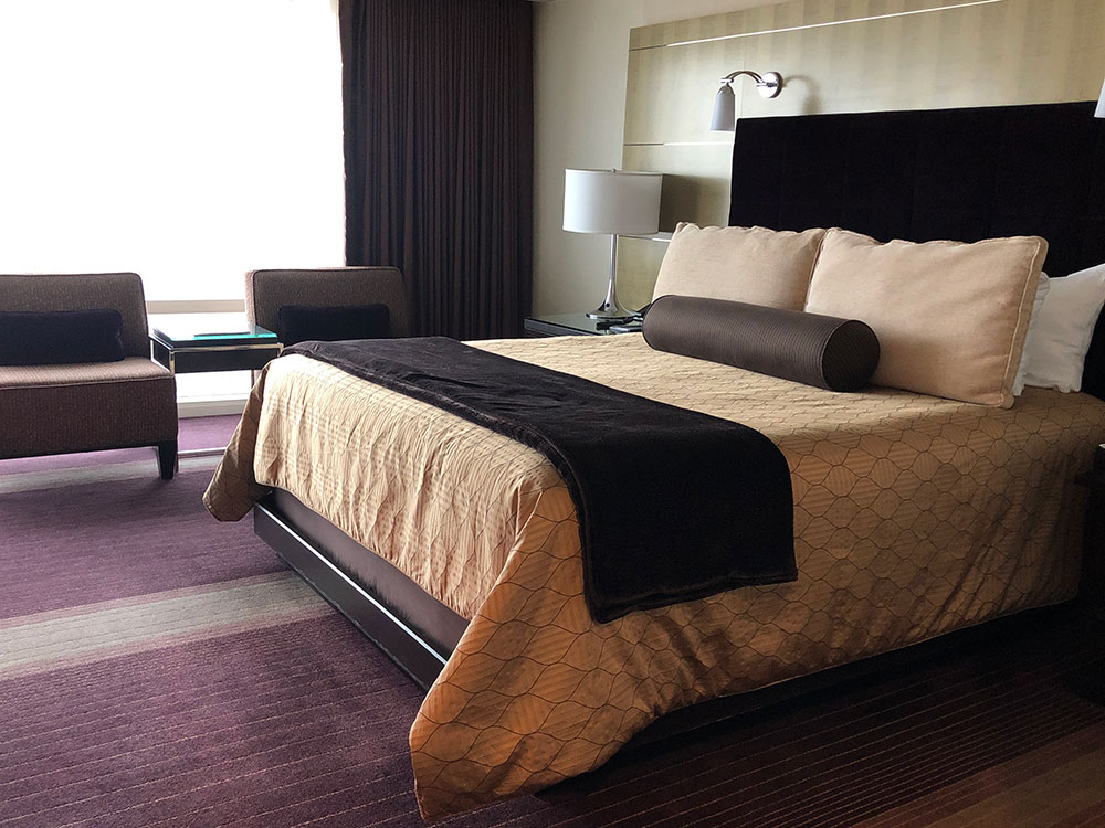 ARIA Resort and Casino hotel room interior, Las Vegas, Nevada
