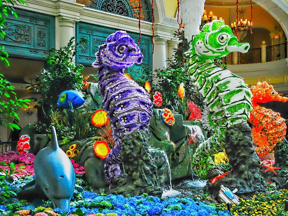 Bellagio Conservatory and Botanical Gardens interior, Las Vegas, Nevada