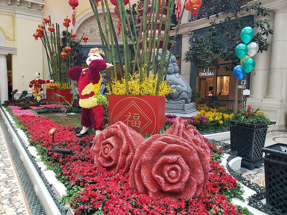 Garden display at the Bellagio, Las Vegas, Nevada