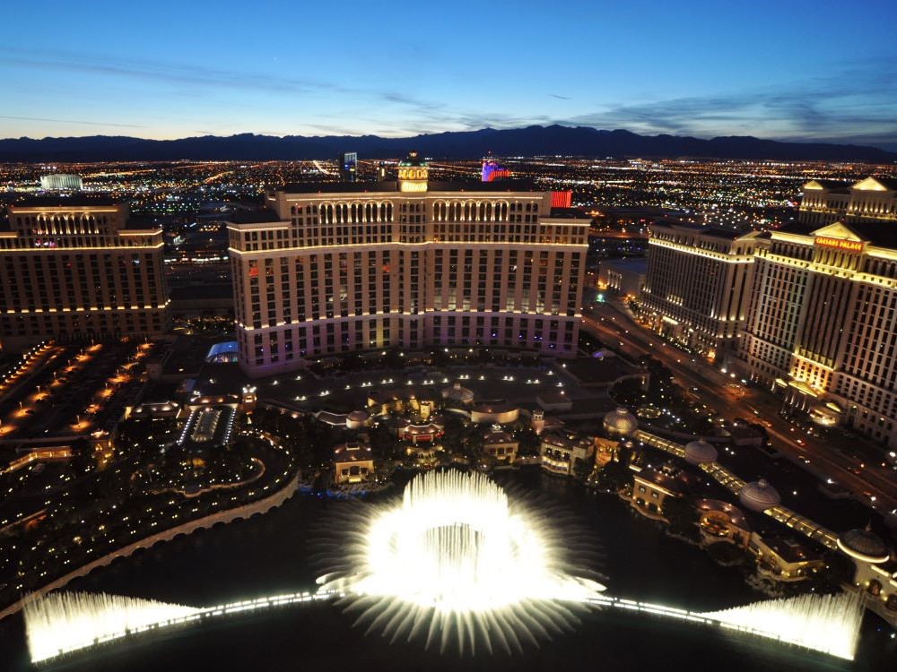 Bellagio fountain show, Las Vegas, Nevada