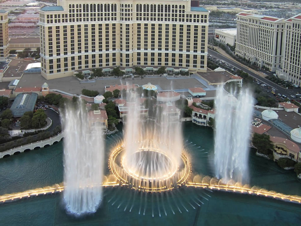 Fountains of Bellagio spectacular water show, Las Vegas, Nevada