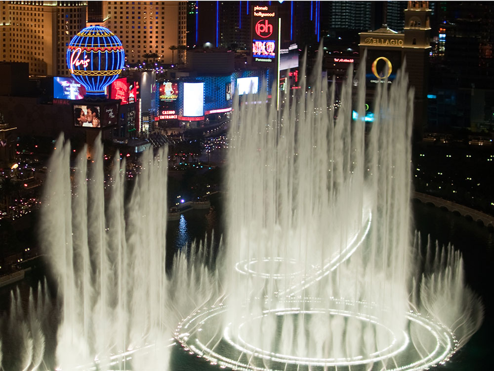 The Bellagio Fountains, Las Vegas Strip, Nevada