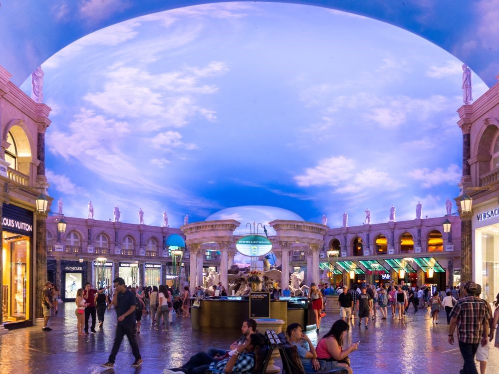 Fountain of the Gods inside the Forum Shops at Caesars Palace Las Vegas