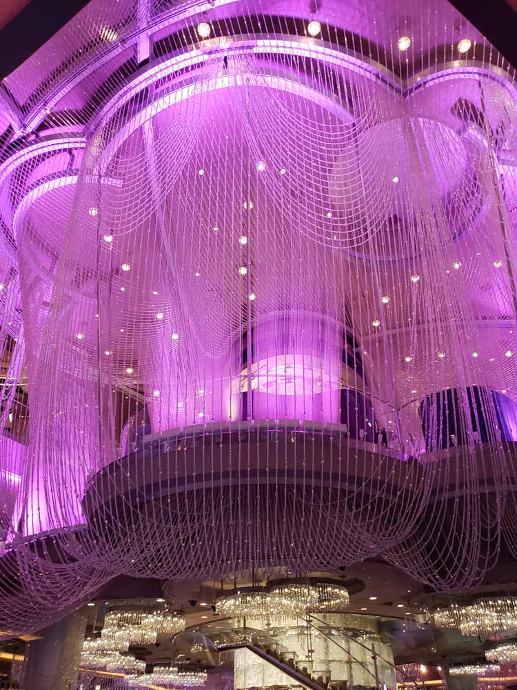 The Cosmopolitan of Las Vegas luxury hotel towers on the Las Vegas Strip, Nevada