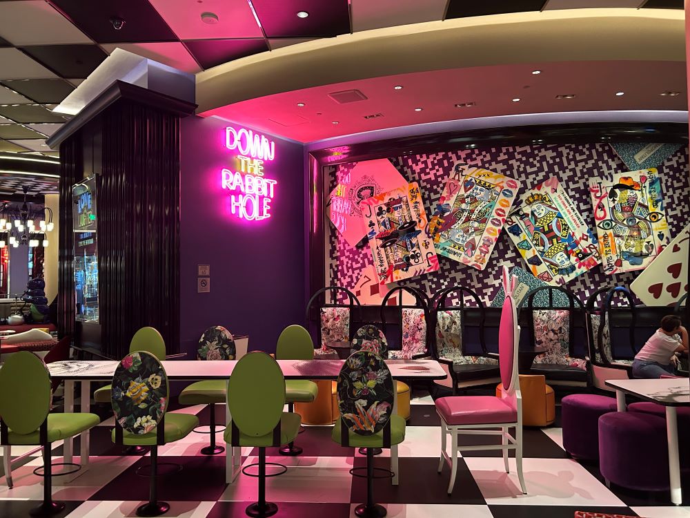 Down the Rabbit Hole bar and lounge inside The Cosmopolitan of Las Vegas, Nevada