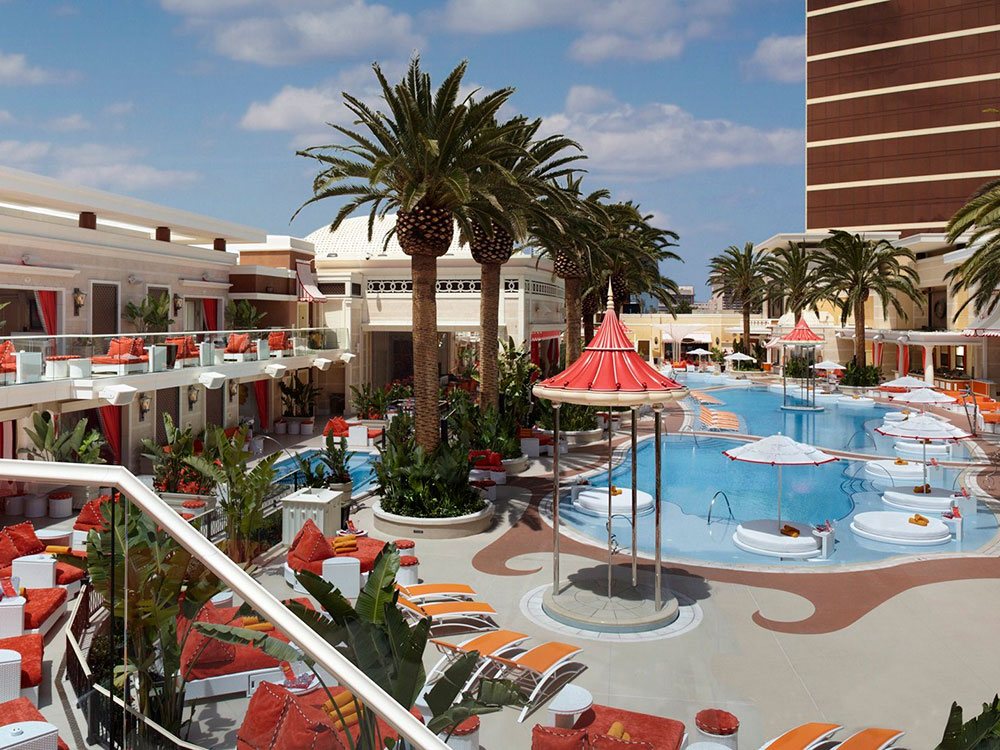 Encore Beach Club outdoor pool and dayclub at Wynn Las Vegas