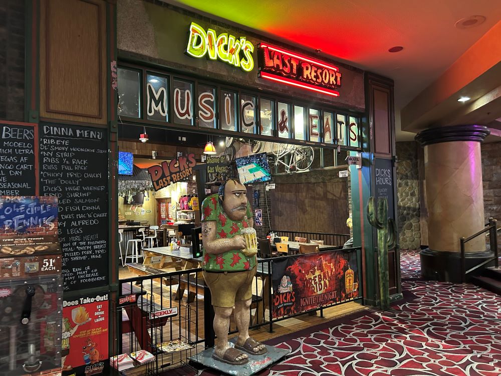 Dick's Last Resort restaurant inside Excalibur Hotel and Casino Las Vegas