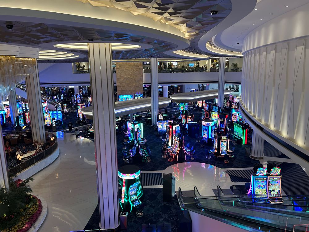 Casino floor at Fontainebleau Las Vegas resort