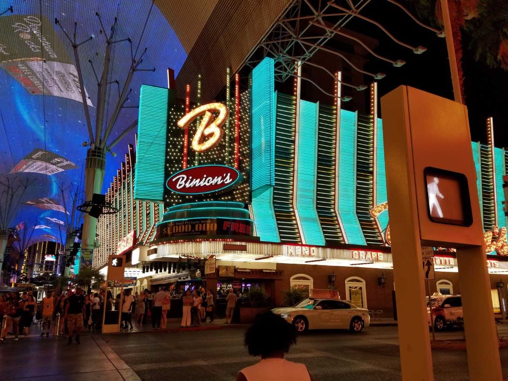 Binion's Gambling Hall on Fremont Street in downtown Las Vegas