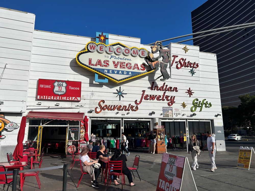 Las Vegas souvenir store on the Las Vegas Strip