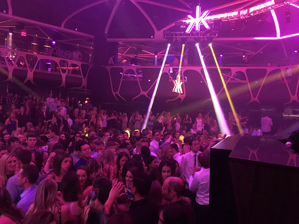 Hakkasan nightclub interior at MGM Grand Las Vegas
