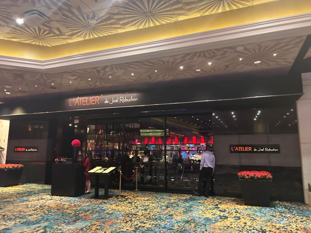 L'Atelier de Joel Robuchon restaurant interior at MGM Grand Las Vegas