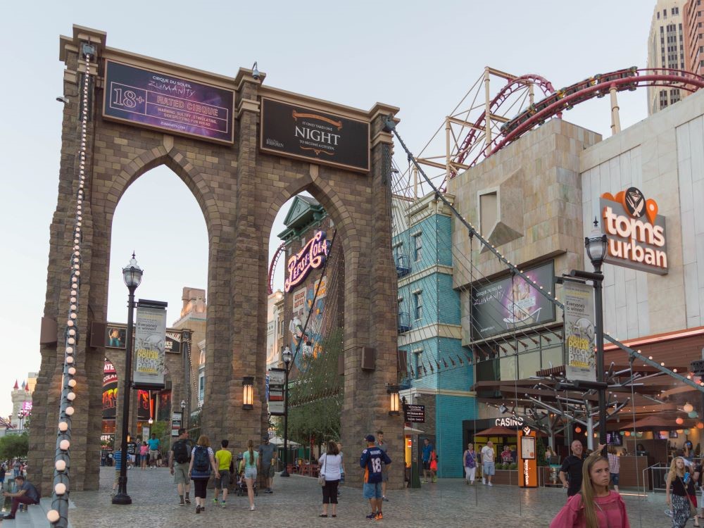 Brooklyn Bridge replica at New York-New York Hotel and Casino Las Vegas