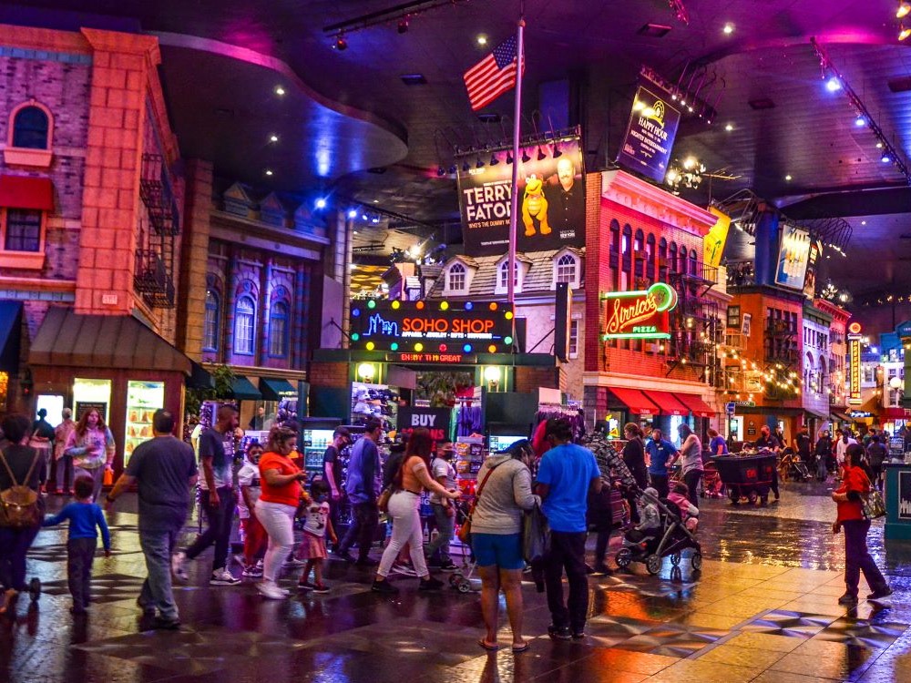 New York-New York Hotel and Casino exterior with Statue of Liberty replica in Las Vegas